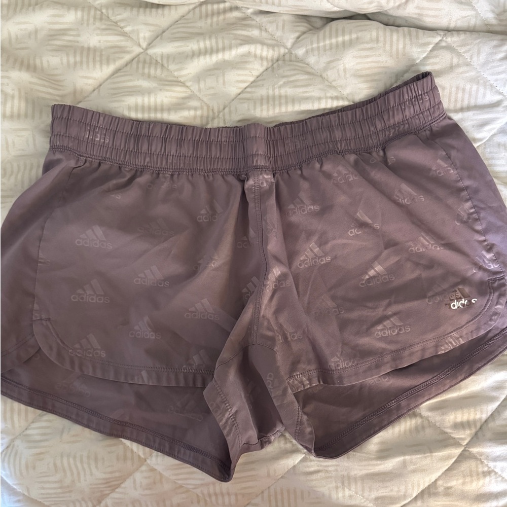 Adidas Women's Mauve Athletic Shorts